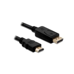 DeLOCK 2m DisplayPort to HDMI Cable - High-Quality Video Connection for Optimal Performance